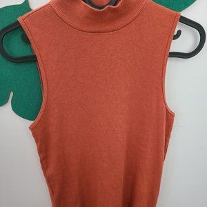 GAP Orange Mock Neck Tank